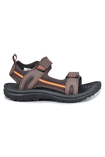 Jump 30068 Brown - Orange Unisex Children's Velcro Daily Sandals