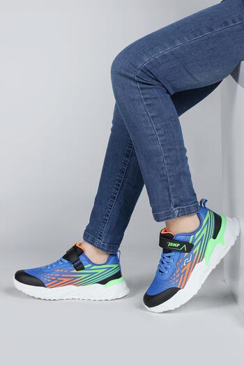 Jump 30030 Blue - Orange - Green Boy's Sneaker Casual Sneakers