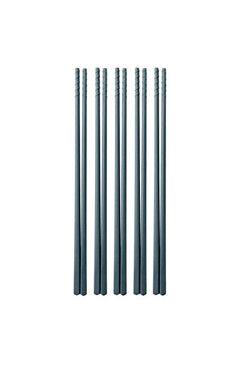 Choice 5Pairs Dark Blue 5 Pairs Silicone Chopsticks Set Japanese Non-slip Chopsticks Noodle Sushi Food Chop