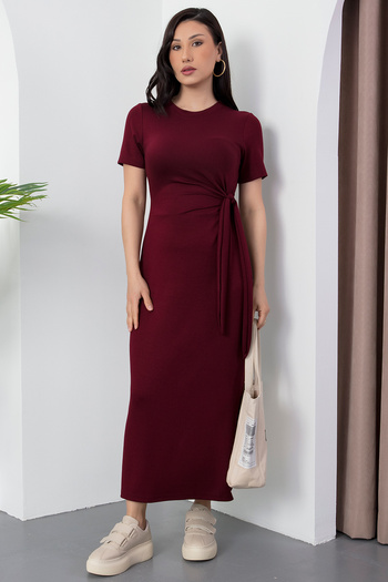 PULLIMM Side Tie Slit Dress Dks1136-1