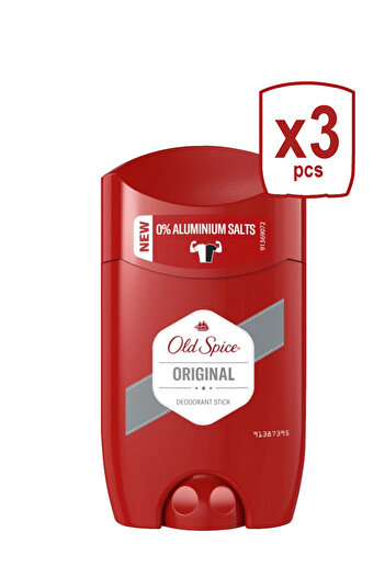 Old Spice ANTIPERSPIRANT STICK 50ML MEN ORIGINAL X 3