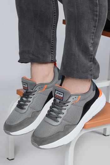 Jump 28040 Gray - Navy Blue Men's Sneaker Casual Sneakers