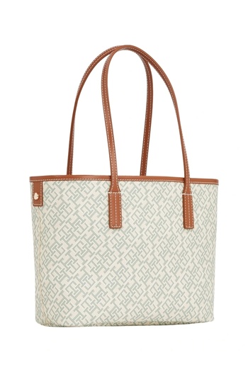 Tommy Hilfiger Th Monoplay Leather Mini Tote
