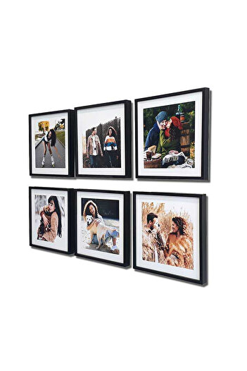 HEDİYECRAFT Duvara Yapışan Sök-tak Çerçeve 3'lü Set 21x21 Cm