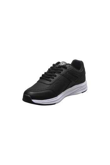 M.P. Comfort Sole Lace-Up Daily Walking Shoes Black White