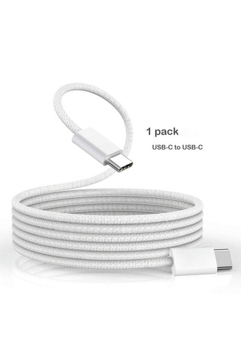 Generic USB-C to USB-C Fast Charging Cable –Nylon Braided, High-Speed Data Transfer for Phones, Laptops