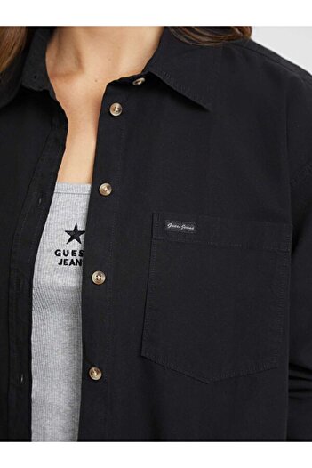 Guess Gj Ls Os Kadın Regular Fit Gömlek