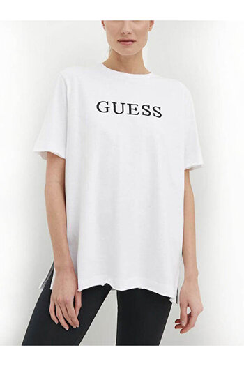 Guess Dámské tričko Athena White Maxi