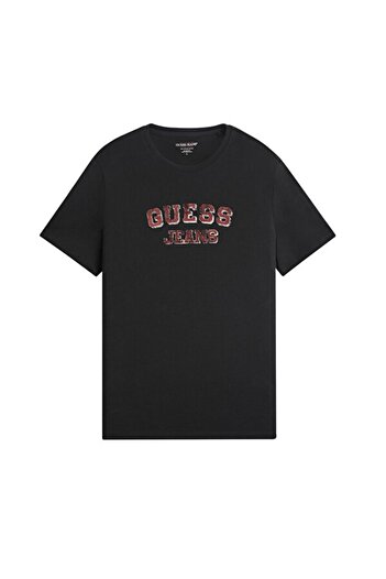 Guess Black Men's Jeans T-Shirt Vintage Style: M4Bi78K8Fq4Jblk