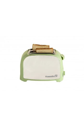 Hausberg Hausberg 2-slice toaster, HB-190VR, 750W, automatic trigger, Green