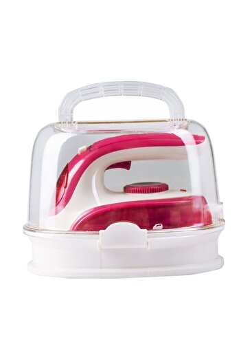 Hausberg Travel iron HB-7910RS, 900W, 50ml water tank, Red-White
