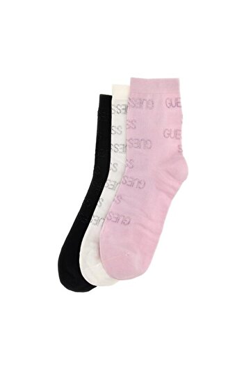 Guess Allover Women's 3-Piece Socks Pack