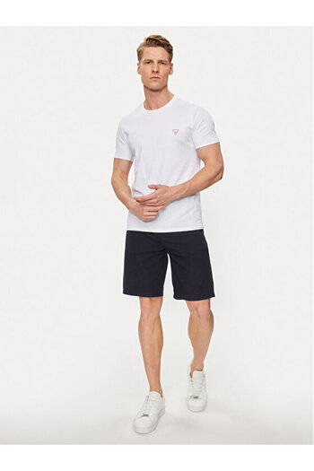 Guess Чоловічі шорти з бавовняної білизни Mick Regular Fit