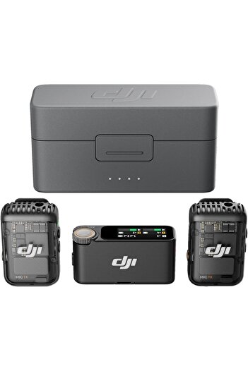 DJI Mic 2 (2 TX + 1 RX + Charging Case), Wireless Microphone