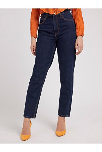 Guess Μαρμάρινο γυναικείο τζιν Relaxed Fit