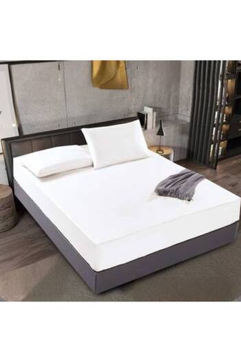 Pazar Home Bedding شرشف بازار هوم الفيصلية قطعتين نفر -white