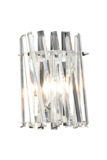 Apliqa Aplica Cristal Hubrom, SAUCER 3963-02W-CH 24x30 cm 2xE14-40W Crom