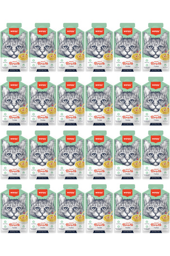 Wanpy Ton Balıklı Tahılsız Kedi Çorbası 50gr - 24 Adet