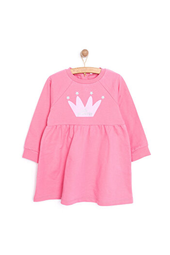ebebek Hello Baby HelloBaby Basic Kız Örme Önü Fırfırlı Elbise Kız Bebek