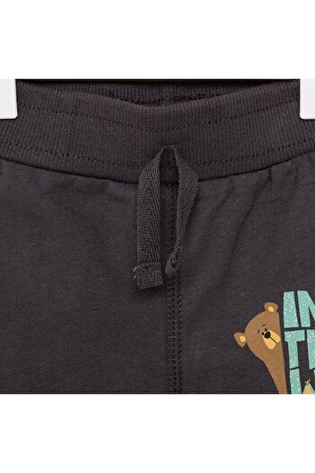 ebebek Hello Baby HelloBaby Basic Ayı Baskılı Az Şardonlu Eşofman Alt Unisex