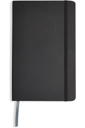 erorex Classic Notebook Line Ruled 240 Pages Black Hardcover