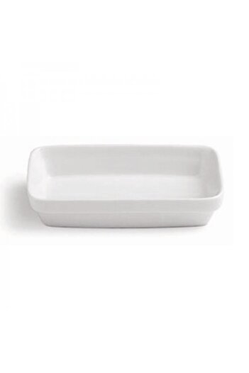 Tognana Rectangular white porcelain bowl, Party, 18x11 cm