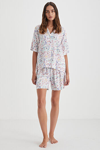 Catherine's Floral print shorts set