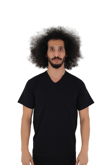 CNT Men's 3-Piece Slim Fit V-Neck Short Sleeve T-Shirt