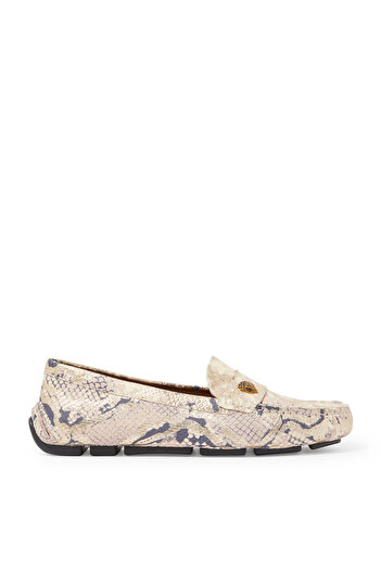 Kurt Geiger Yılan Desenli Eagle Loafer Ayakkabılar