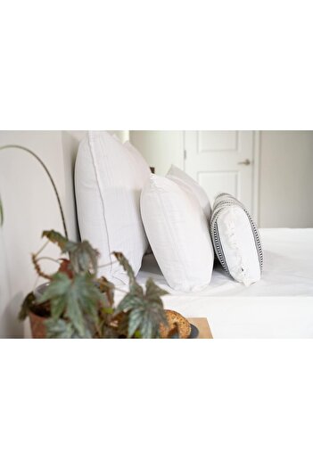 erorex 100 Percent Breathable Cotton Pillow Protector For Sleeping Queen 30 Inch X 20 Inch 4 Pack White