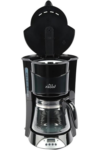 erorex Coffee Maker With Heat Resistant Glass Jug 600Ml 800W Modern Design Black