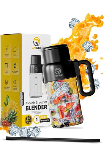 erorex Portable Smoothies Blender Bottle Blender Fruits, Smoothies & Shakes, Cordless Usb-C, Stainless