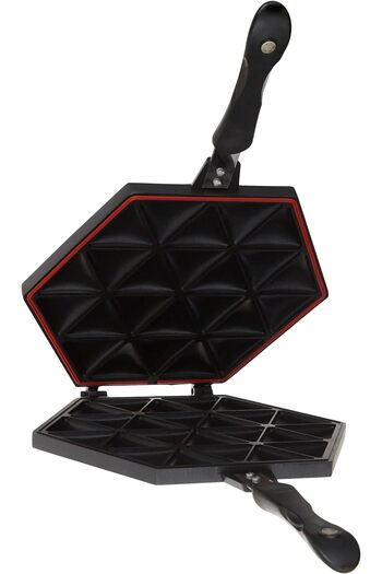 erorex Samosa MakerRf10745| Double-Sided, Non-Stick Die Cast Aluminum Samosa Maker Bakelite Handle| Highly