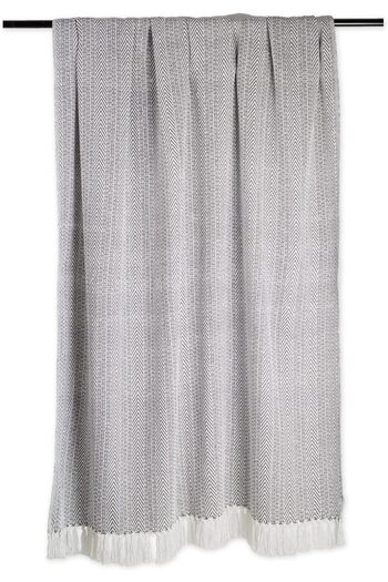 erorex Cotton Throw Blanket Grey 50X60