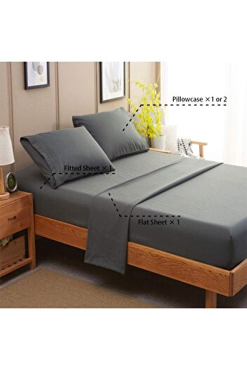 erorex Bed Sheet Set Super Soft Microfiber 1800 Thread Count Luxury Egyptian Sheets 16 Inch Deep Pocket