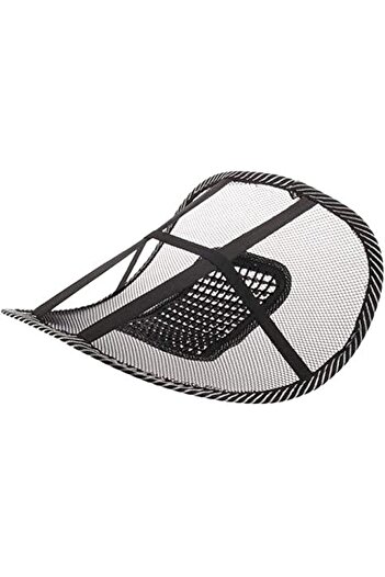 erorex Car Seat Chair Massage Back Lumbar Support Mesh Ventilate Cushion Pad Black