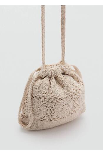 MANGO Kids Crochet Bag with Buckle
