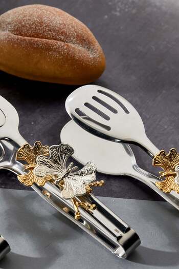 Milenay Set of 3 Premium Decorative Serving Tongs - Butterfly Detail, Elegance and Functionality Together