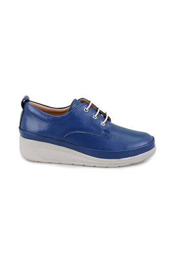 Desa Pantofi casual DesaComfort din piele albastru bleumarin de damă
