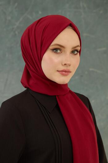 İpekhan Claret Red None Shawl - 10000-03