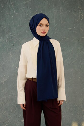 İpekhan Σάλι Navy Blue None - 10000-18
