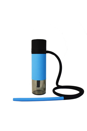 Choice Blue Arabic Portable Cup Hookah Car Shisha Set Indoor Outdoor with Protective Cover Small Narguile C