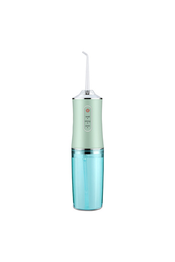 choice2 Green Portable Smart Electric Oral Irrigator Water Flosser 4 Jets 3 Modes Rechargeable Dental Water