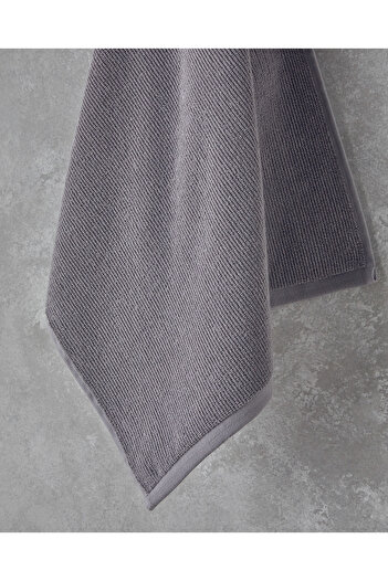 English Home Пухнастий рушник для обличчя Cotton Plus Cotton 50x80 см сірий