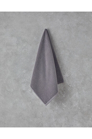 English Home Пухнастий рушник для обличчя Cotton Plus Cotton 50x80 см сірий