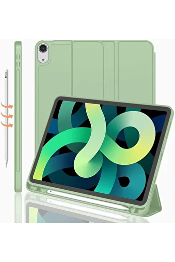 UnDePlus Apple iPad 11Th Nesen Compatible Case Smart Case with Pen Compartment