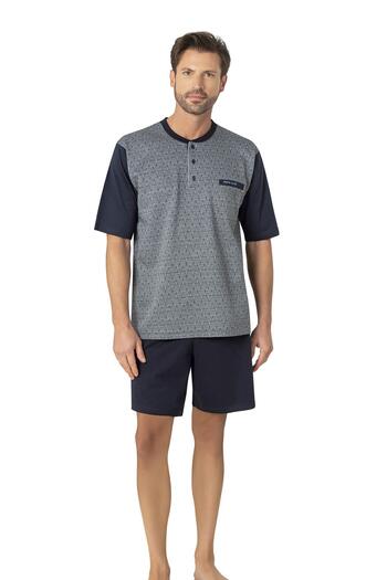 Pierre Cardin %100 Pamuk 3'lü Jakarlı Erkek Pijama Takım, Kutulu Gönderilir