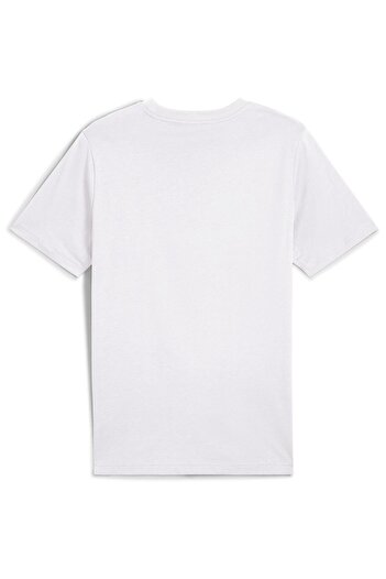 Puma Μπλουζάκι Puma Graphics No.1 Logo Tee, Λευκό, Ανδρικό