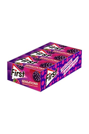 First Sensations 27gr Black Mulberry Flavored - 12 Pieces