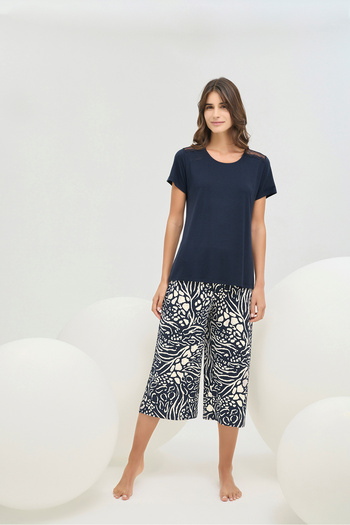 Sevim 16714 Women Short Pajama Suit